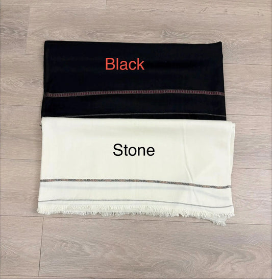 Men's Soft Wool Shawl, Elegant Male Chadar wrap, 17A