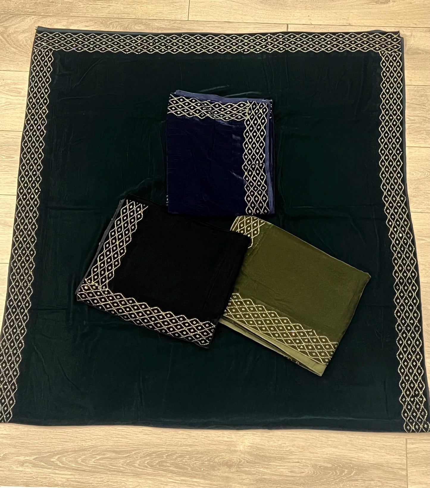 Velvet Embroidered Shawl for Women – Luxury Soft Wrap/11B