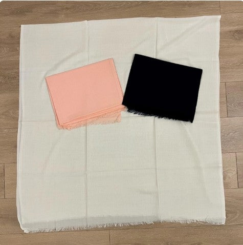 Embroidered Pashmina Shawl, Soft Floral Wrap, Elegant Ladies Scarf, 9C